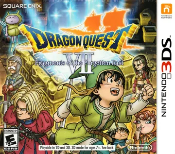 Dragon Quest VII - Fragments of the Forgotten Past (USA) box cover front